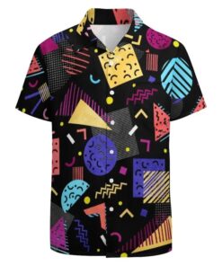 Chemise Année 80 Memphis Night