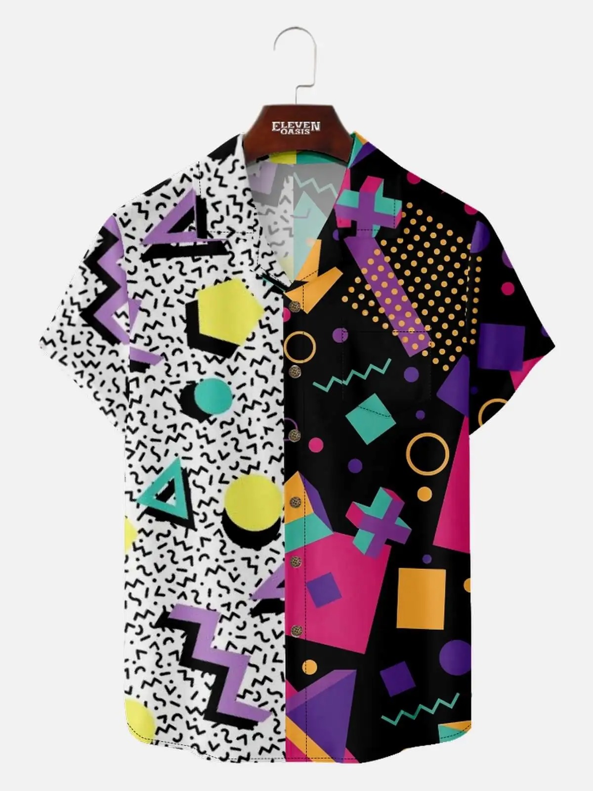 Chemise année 80 graphique Memphis