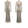 Combinaison à paillettes femme année 80