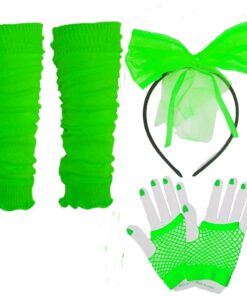 Set d’accessoires fluo année 80 femme