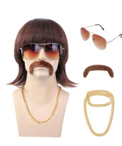 Kit Moustache & Mullet Disco Macho