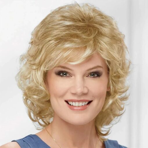 Perruque Blonde Bouclée Volumineuse