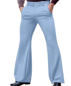 Pantalon Évasé Homme Disco Années 80