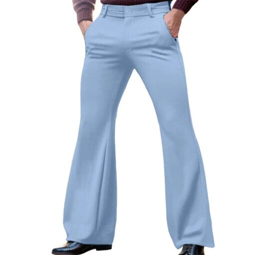Pantalon Évasé Homme Disco Années 80