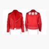 Blouson Rouge Arrow Back