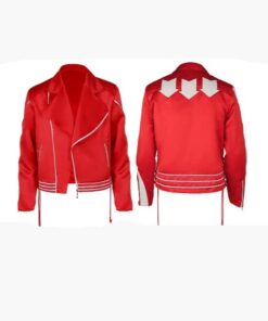 Blouson Rouge Arrow Back