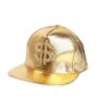 Casquette bling dorée année 80