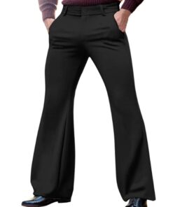 Pantalon Évasé Homme Disco Années 80