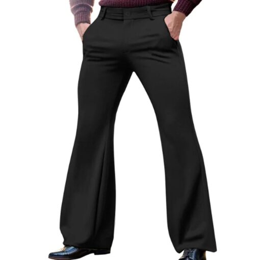 Pantalon Évasé Homme Disco Années 80