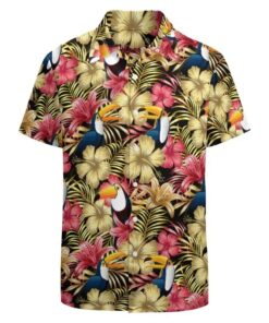 Chemise Année 80 Tropical Toucan