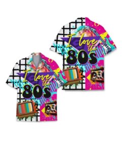 Chemise Année 80 Love the 80s