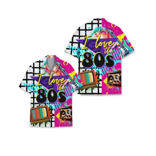 Chemise Année 80 Love the 80s
