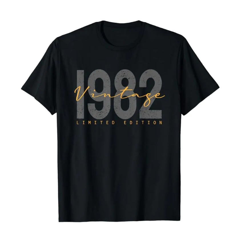 T-shirt année 1982 vintage