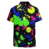 Chemise Année 80 Taches Néon