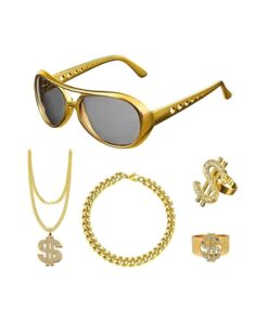 Set bling doré année 80