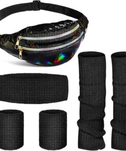 Set d’accessoires année 80 fluo femme