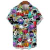 Chemise Année 80 Street Pop Cartoon