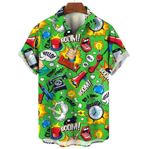 Chemise Année 80 BD Pop