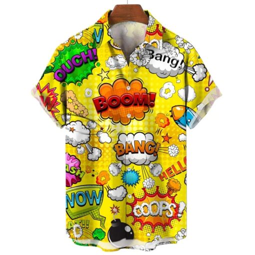Chemise Année 80 Cartoon