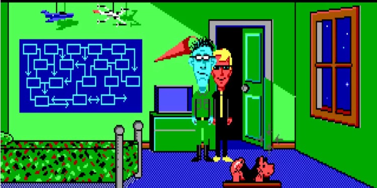 Le jeu Maniac Mansion 1987
