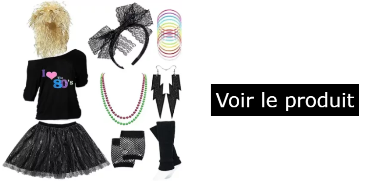 le Déguisement année 80 madonna