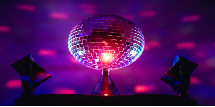 fête sur le thème du disco