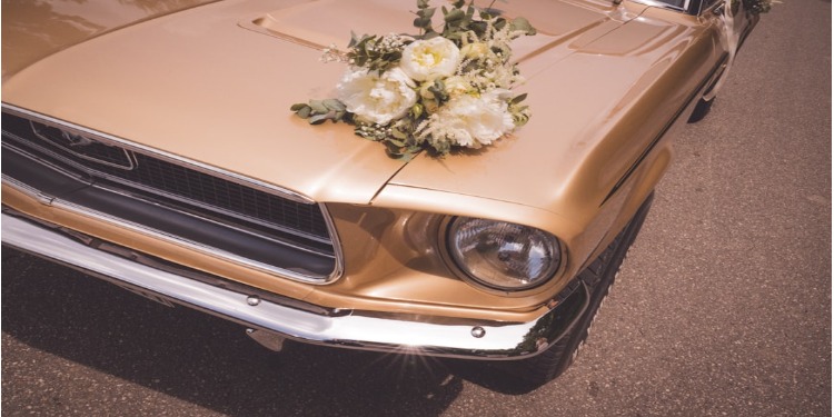 voiture pour un mariage années 80