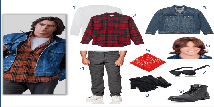 Déguisement John Bender Breakfast Club film années 80