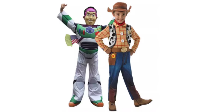 Déguisement Buzz Eclair Woody duo drôle