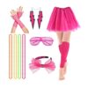 kit accessoires disco fluo année 80
