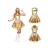 Robe Métallisée Dorée Année 80