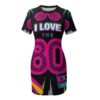 Robe Tee-Shirt Passion Eighties Année 80