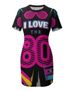 Robe Tee-Shirt Passion Eighties Année 80