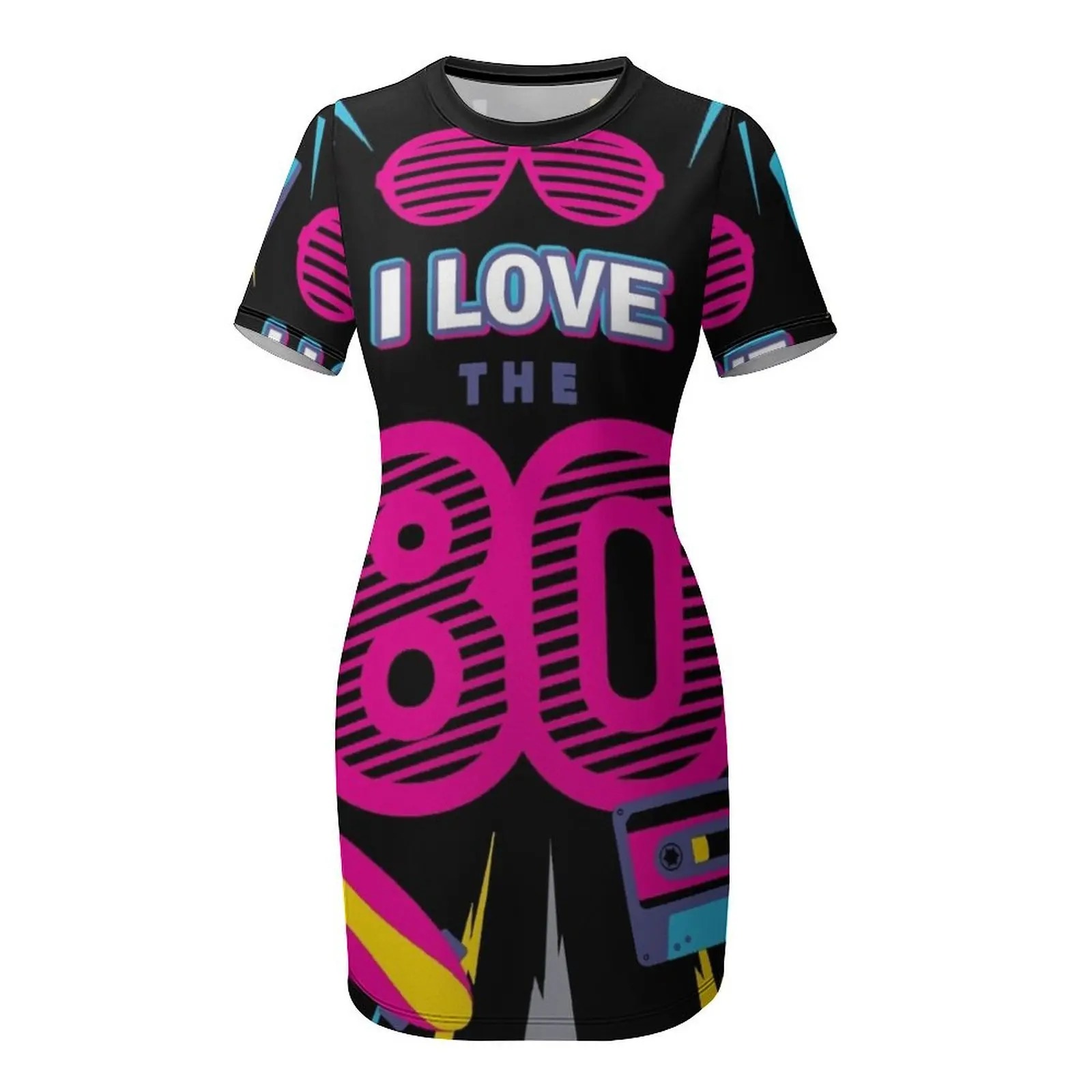 Robe Tee-Shirt Passion Eighties Année 80