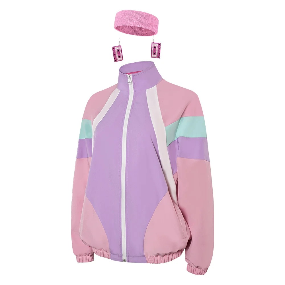 Veste Color Block Pastel Année 80