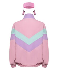 Veste Color Block Pastel Année 80