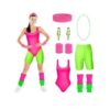 Ensemble Fitness Fluo Année 80