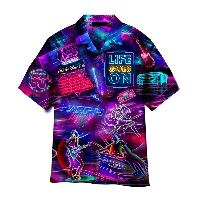 Chemise Made In The 80's Néon