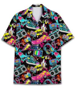 Chemise Pop Culture Skate Année 80