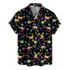 Chemise Chat Skateur Cosmique Années 80