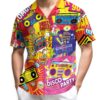 Chemise Disco Party Boombox Années 80
