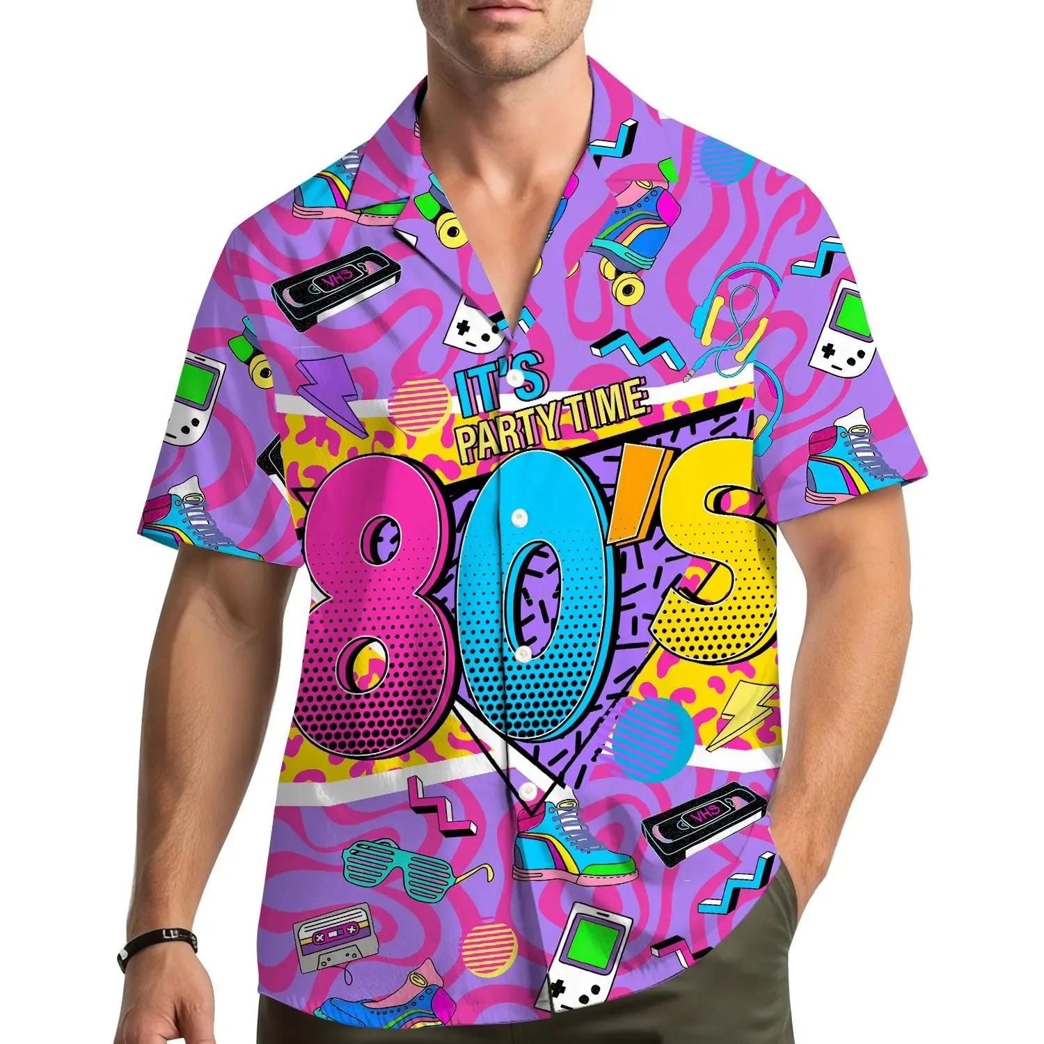 Chemise It's Party Time 80's